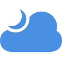 Climate,Cloudy,Forecast,Moon,Night,Partly,Weather ok 