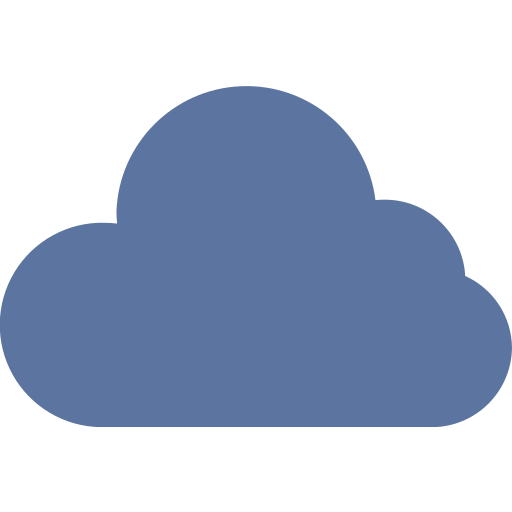 Cloud, data, storage, weather icon