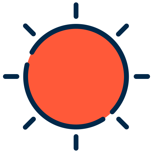 Cloud, moon, rain, sun, weather icon