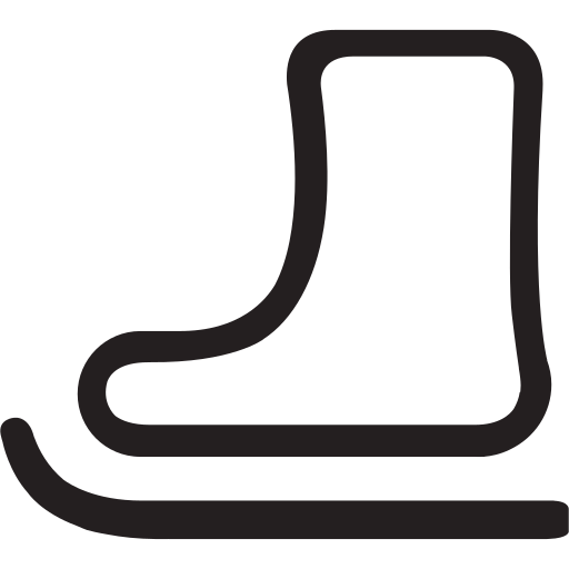 Equipment, snow, ice, skates, weather, winter icon