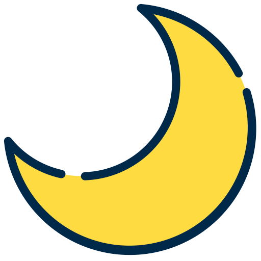 Cloud, moon, rain, sun, weather icon