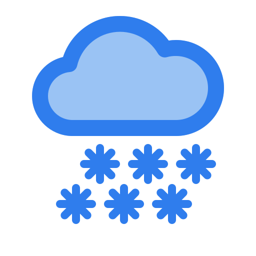 Rain, snowflake, snow, cloud, winter, flake, weather icon