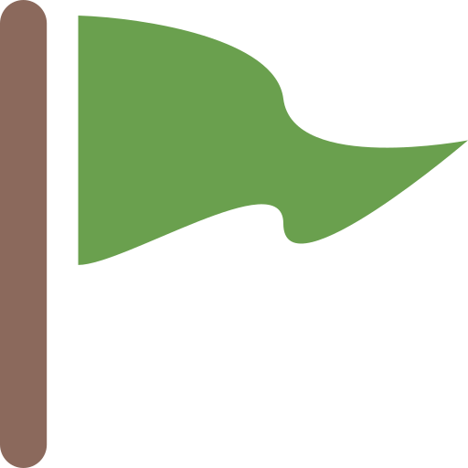 Flag, location, map, marker, pin, pointer icon