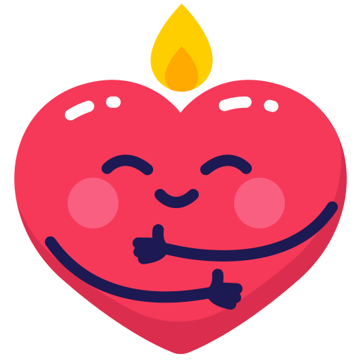 Heart, hug, warm icon