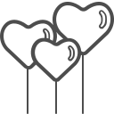 Balloons,Heart,Love,Valenticons,Valentine,Romantic,Valentines