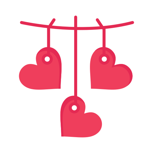 Day, hanging, heart, love, valentine, valentines icon