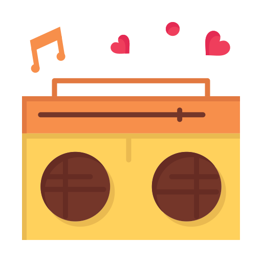 Day, heart, love, radio, valentine, valentines, wedding icon