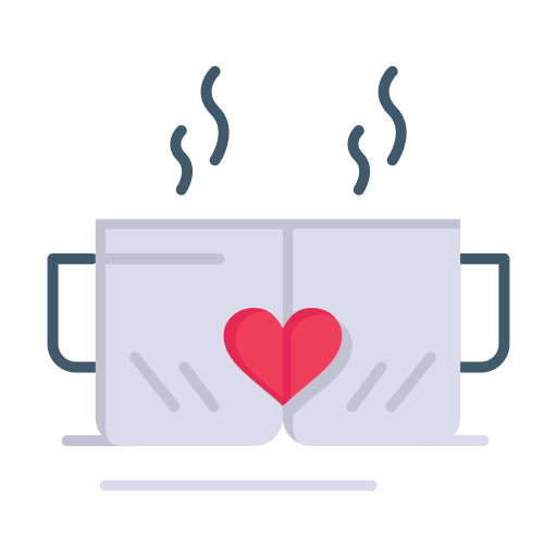 Cup, day, heart, love, tea, valentine, valentines icon