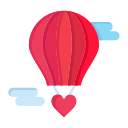 Baloon,Day,Flying,Heart,Hot,Love,Valentine,Valentines