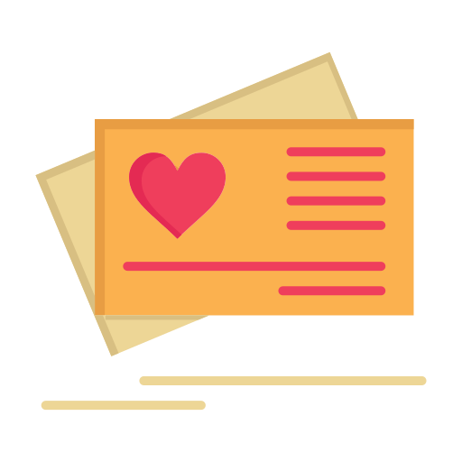 Card, day, heart, love, valentine, valentines, wedding icon