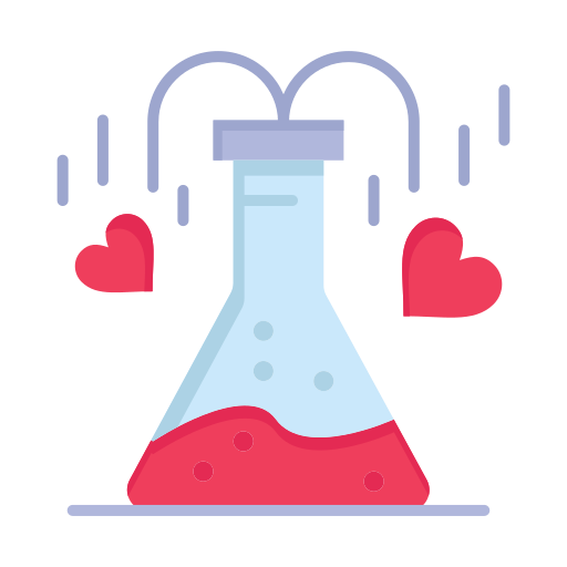 Chemical, day, flask, heart, love, valentine, valentines icon