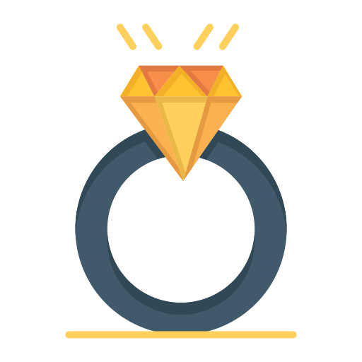 Day, diamound, love, marriage, proposal, ring, valentine icon