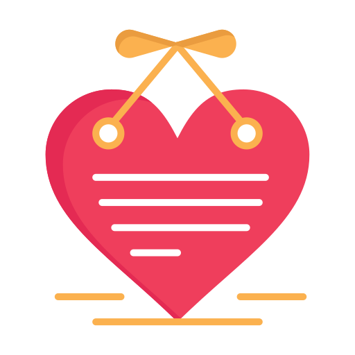 Calendar, day, hanging, heart, letter, love, valentine icon
