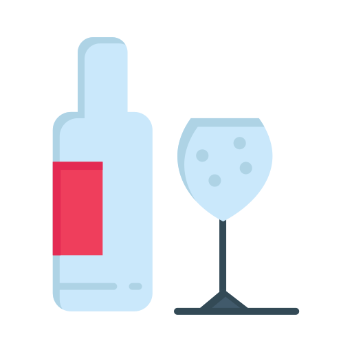 Bottle, day, drink, glass, love, valentine, valentines icon