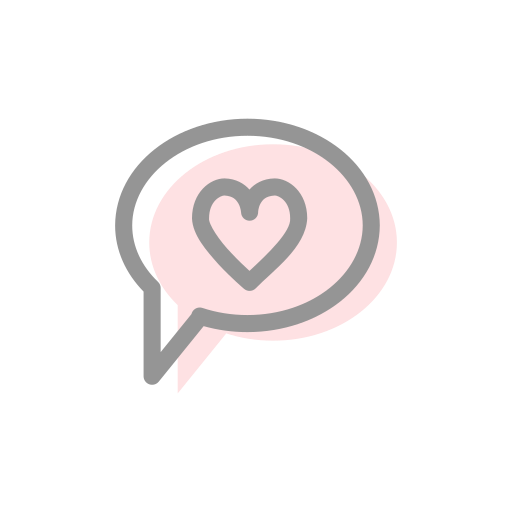 Chat, valentines, communication, conversation, love, speech, talk icon