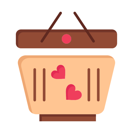 Cart, day, heart, love, valentine, valentines, wedding icon