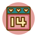 Calendar,Day,February,Valentines