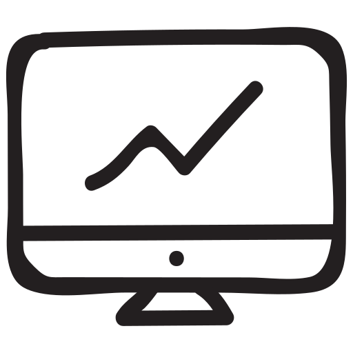 Chart, data, graph, linegraph, online, report, web icon