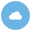 Flat Social Media Icons Set (Round Style) icon 64x64