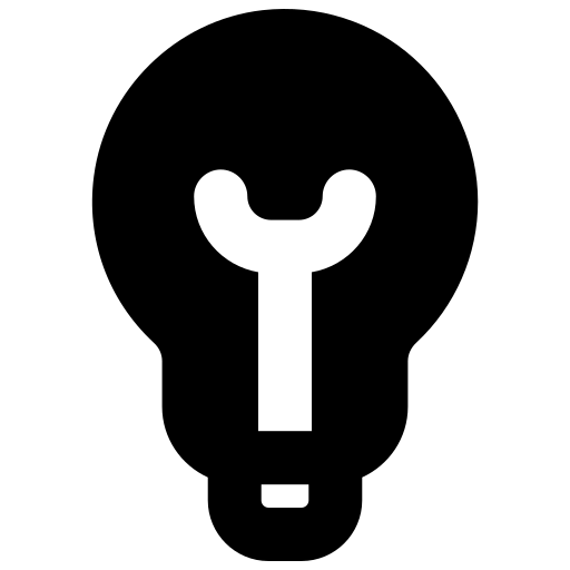 User, interface, bulb, idea, light, lamp icon
