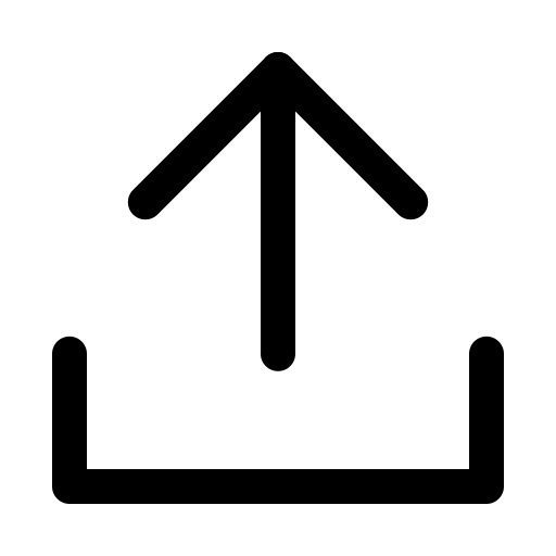 Arrow, interface, send, upload icon