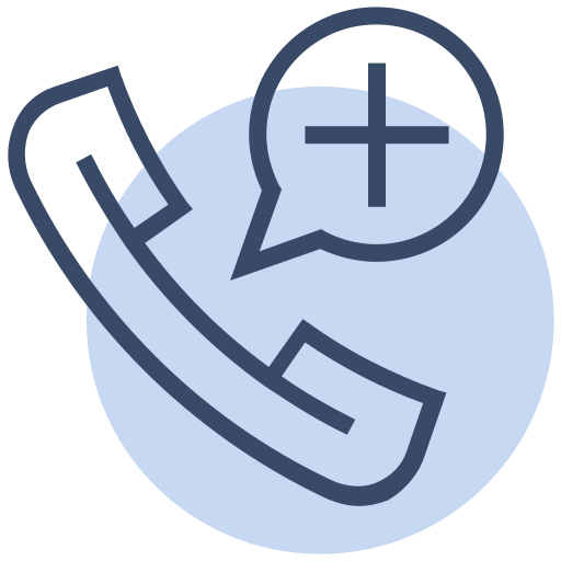 Call, corona, coronavirus, message, phone, virus icon