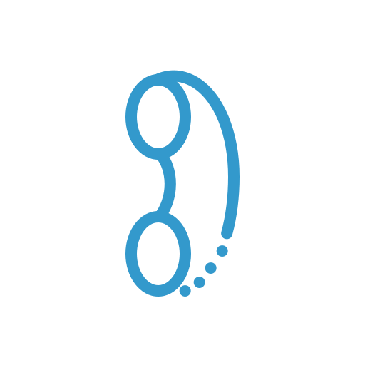Handset, interface, phone, skype, social icon