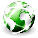 Internet, globe icon
