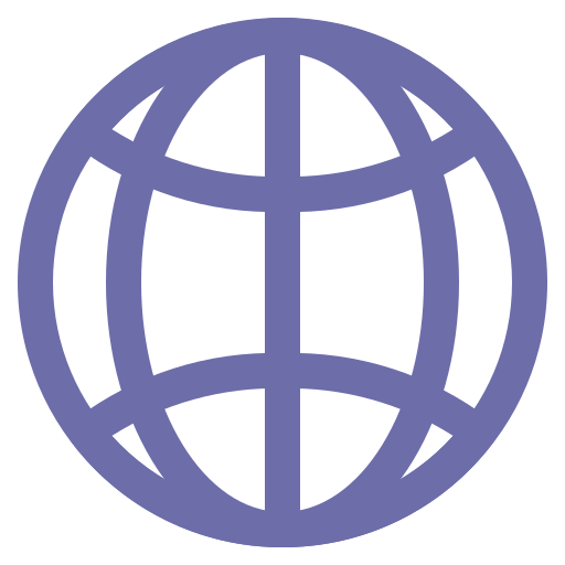 Connect, globe, internet, website icon