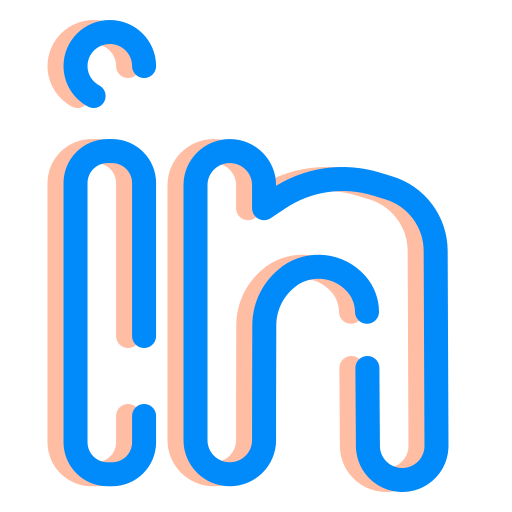 Internet, linkedin, media, social, ui, ux icon