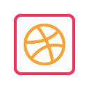 Dribbble,Internet,Media,Mobile,Network,Social,Web