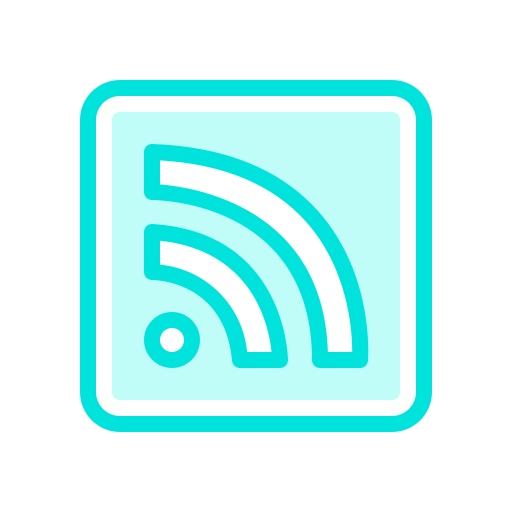 Internet, media, mobile, network, rss, social, web icon
