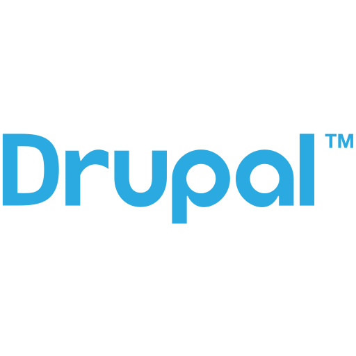 Cms, code, development, drupal, logo, web icon