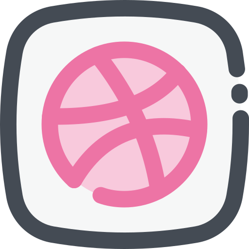 Dribbble, logo, media, network, social, web icon