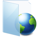 Online, internet, folder, web icon