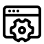 Outline Apps and Programming icon 64x64