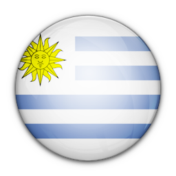 Of, flag, uruguay icon