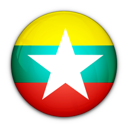 Burma, of, flag, myanmar icon