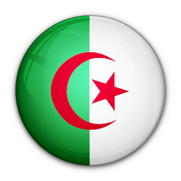 Of, flag, algeria icon