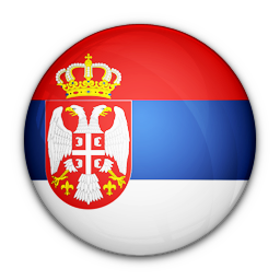 Of, flag, serbia icon