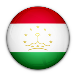 Of, flag, tajikistan icon