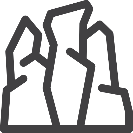 Climb, climbing, mountain, nature, rock, stone icon