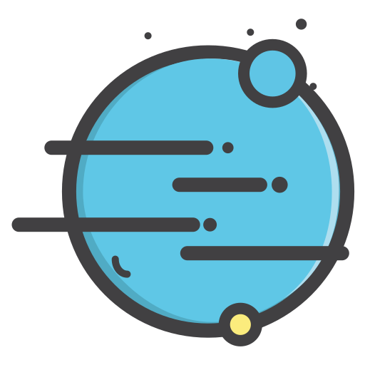 Earth, planet, univearse, venues icon