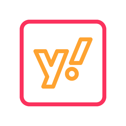 Internet, media, mobile, network, social, web, yahoo icon