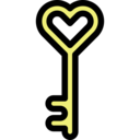 Tools and utensils,love,key,romantic,heart shaped