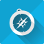 Fletro Long Shadow - Web Browsers icon 64x64