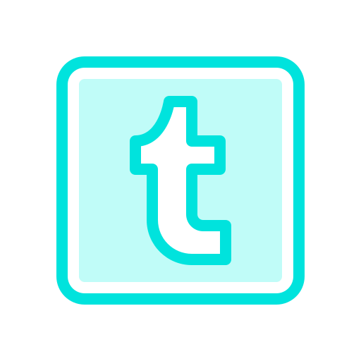 Internet, media, mobile, network, social, tumblr, web icon