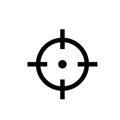 Crosshair, direction, location, locator, navigation, position icon