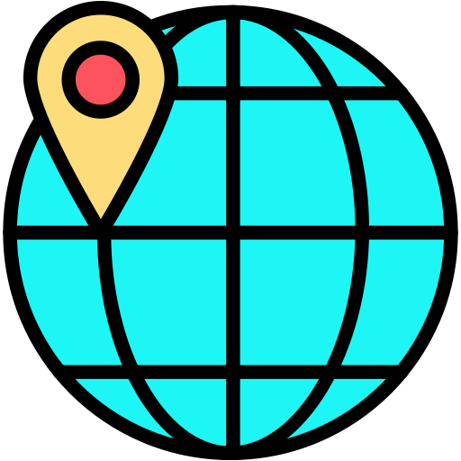 Direction, location, navigation, pin icon