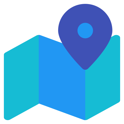 Direction, gps, maps, navigation, pin icon